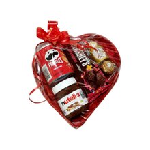 Coração com Nutella, Ferrero, Pringles e Hershey's 