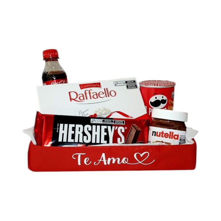 Cesta Te Amo com Raffaello