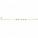 Pulseira Folheada A Ouro 18k Pingente Patinha Zircônia