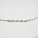 Pulseira Folheada A Ouro 18k Pingente Patinha Zircônia