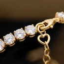 Pulseira Riviera Clássica Folheado A Ouro 18k