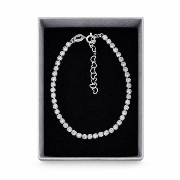 Pulseira Riviera Classica Banho de Prata 950