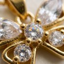Conjunto Colar Brincos Borboleta Banho De Ouro 18k