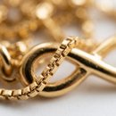 Conjunto Corrente Brincos Infinito Banho De Ouro 18k