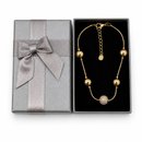 Pulseira Bolas Pedras Zircônias Brilhante Folheado 18 