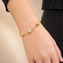 Pulseira Bolas Pedras Zircônias Brilhante Folheado 18 