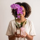 Cesta com Flores e Espumante