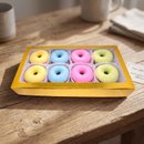 Caixa com 8 Mini Cake Donuts Candy Colors