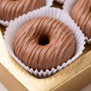 Caixa com 4 Mini Cake Donuts Coberto Chocolate