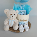 Box de Luxo Bem-Vindo ao Mundo - Edição Menino  Azul