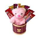 Cesta Amor e Chocolates