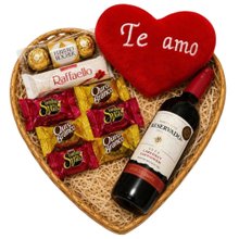 Cesta Chocolates & Cabernet