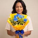 Buquê Rosas Azul