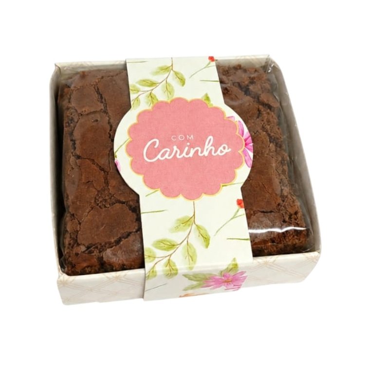 Caixa de Brownie Com Carinho