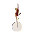 Vaso de Acrílico com Mini Buquê de Flores Secas P