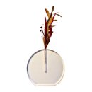 Vaso de Acrílico com Mini Buquê de Flores Secas G