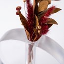 Vaso de Acrílico com Mini Buquê de Flores Secas G
