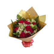 Buquê de 10 Rosas Vermelha