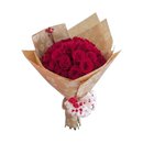 Buquê Luxo com 30 Rosas Vermelhas 