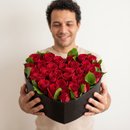 Caixa Coração de Rosas
