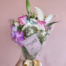 Buquê Orquídeas, Lírios e Rosas