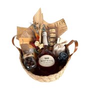 Cesta Vinho Rosè Gourmet