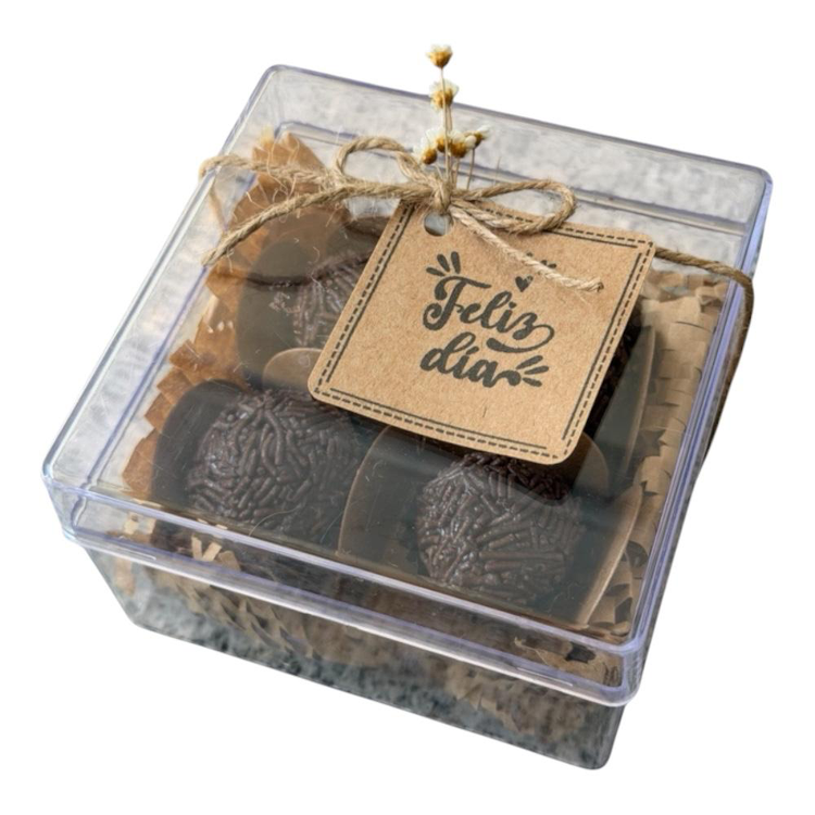 Box Presente 4 Brigadeiros