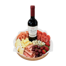 Cesta de Frios e Vinho Merlot