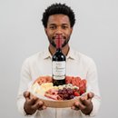 Cesta de Frios e Vinho Merlot