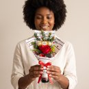 Buquê No Mini Vinho Santa Loreto Com Ferrero Rocher