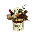Box Divertida Pai Demais Com Vinho E Ferrero