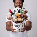 Box Divertida Pai Demais Com Vinho E Ferrero
