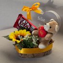 Mimo Com Chocolate Girassol E Pelúcia