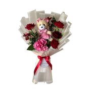Buquê Com Pelúcia Para Aniversário Grande