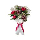 Buquê Com Rosas Cor De Rosa Feliz Vida