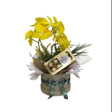 Box Ferrero e Orquídea Amarela