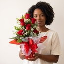 Nuvem de Rosas Florir
