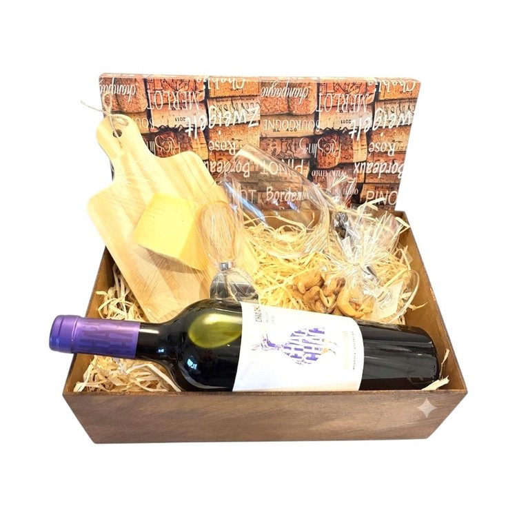 Box Wine E Cheese Dia Dos Pais