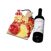 Tabua de Frios e Vinho Amore Mio