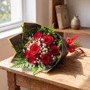 Buquê 6 Rosas Vermelhas Charme
