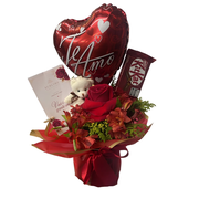 Box Presente Sublime Com Rosa Importada