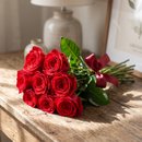 Buquê Paixão Colombiana  8 Rosas Vermelhas Premium