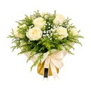 Buquê de 12 Rosas Brancas Select