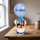 Presente Parabéns com Balão Bebida e Petisco 