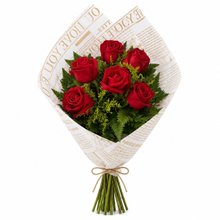 Clássico 6 Rosas Vermelhas