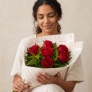 Clássico 6 Rosas Vermelhas
