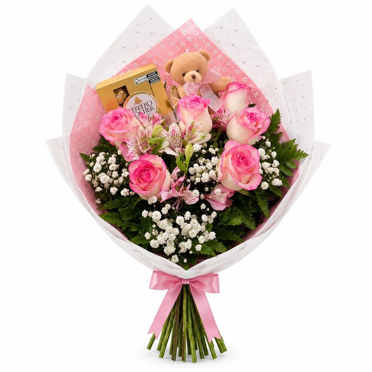 Sophia Rosas cor de Rosa