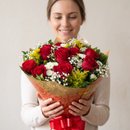 Buquê 12 Rosas Vermelha Tradicional