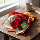 BUQUE 5 ROSAS VERMELHAS