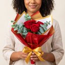 BUQUE 5 ROSAS VERMELHAS